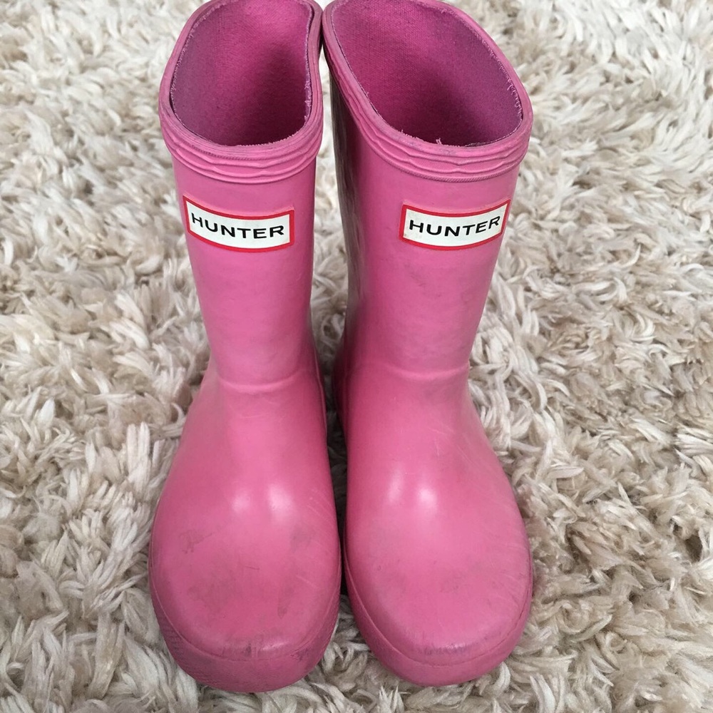 Pink Hunter Boots